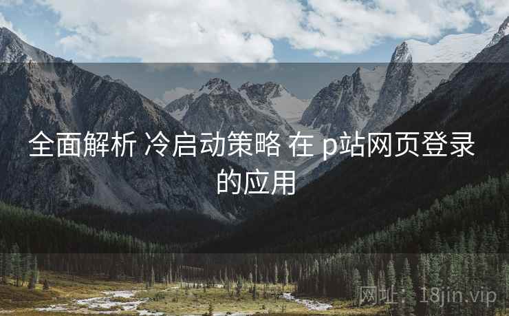 全面解析 冷启动策略 在 p站网页登录 的应用