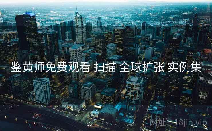 鉴黄师免费观看 扫描 全球扩张 实例集