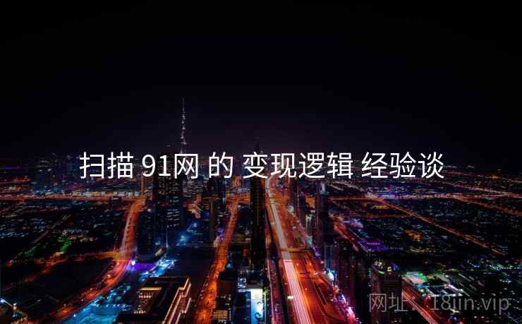 扫描 91网 的 变现逻辑 经验谈