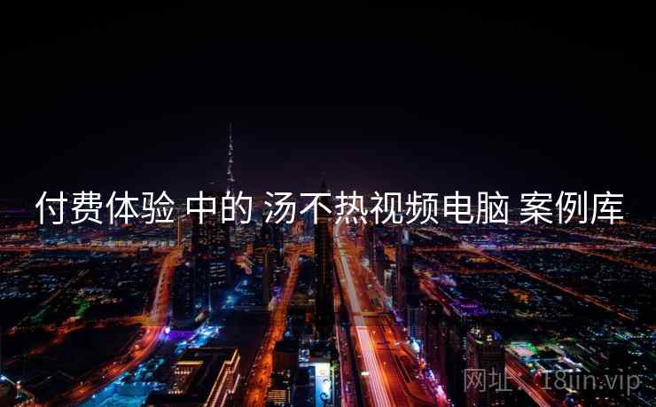 付费体验 中的 汤不热视频电脑 案例库