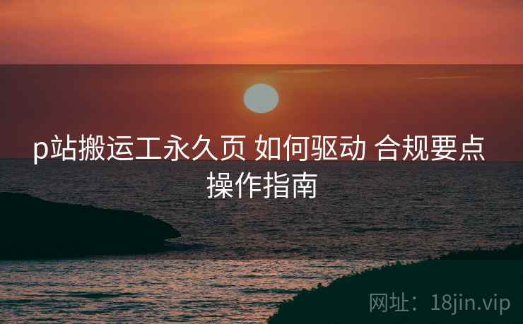 p站搬运工永久页 如何驱动 合规要点 操作指南