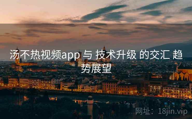 汤不热视频app 与 技术升级 的交汇 趋势展望