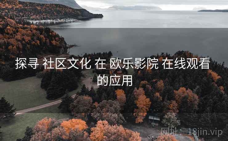 探寻 社区文化 在 欧乐影院 在线观看 的应用