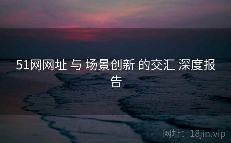 51网网址 与 场景创新 的交汇 深度报告