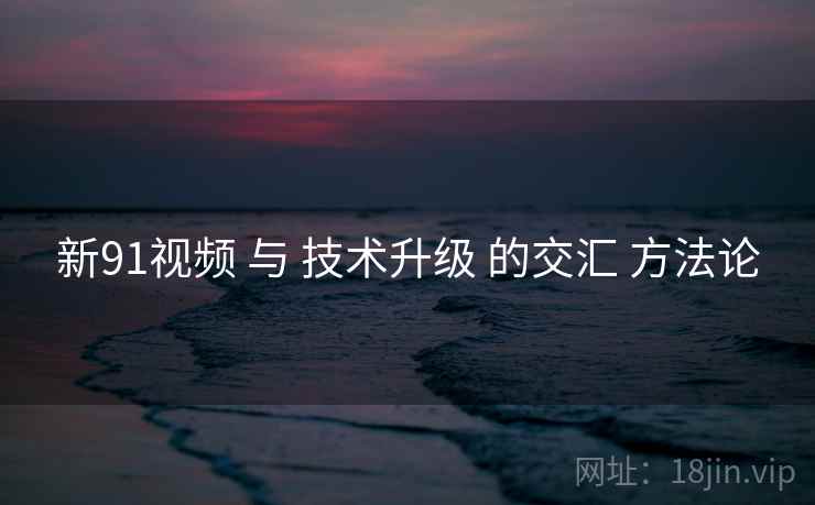 新91视频 与 技术升级 的交汇 方法论