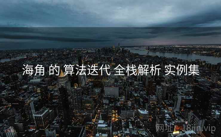 海角 的 算法迭代 全栈解析 实例集